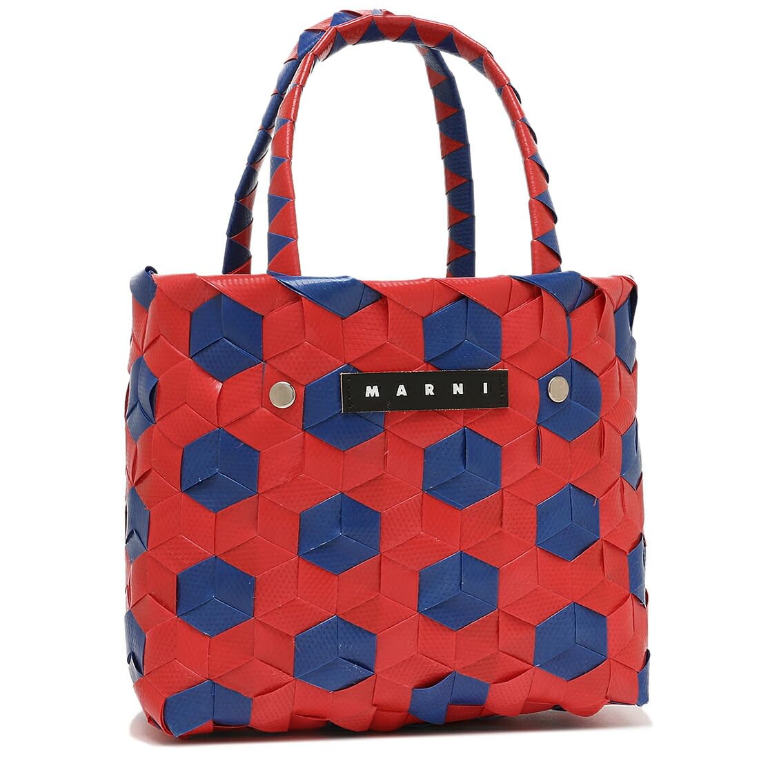 

Handbag Basket Bag Basket Bag Kids Basket Bag Mini Bag Logo Red Blue Kids M00996 M00IW 0MC33 RED BLUE [Marni] [Marni] [Item]