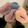 Solid Color  Gloves Warm Full Finger Mittens Fashion Women Furry Gloves  Female