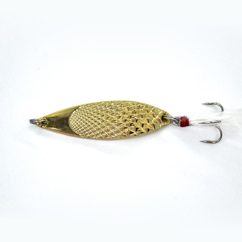 3g-20g Spoon-Shaped Hard Bait with Feather Hook for Long-Distance Freshwater Casting - CHAO Viper Sequin Lure
