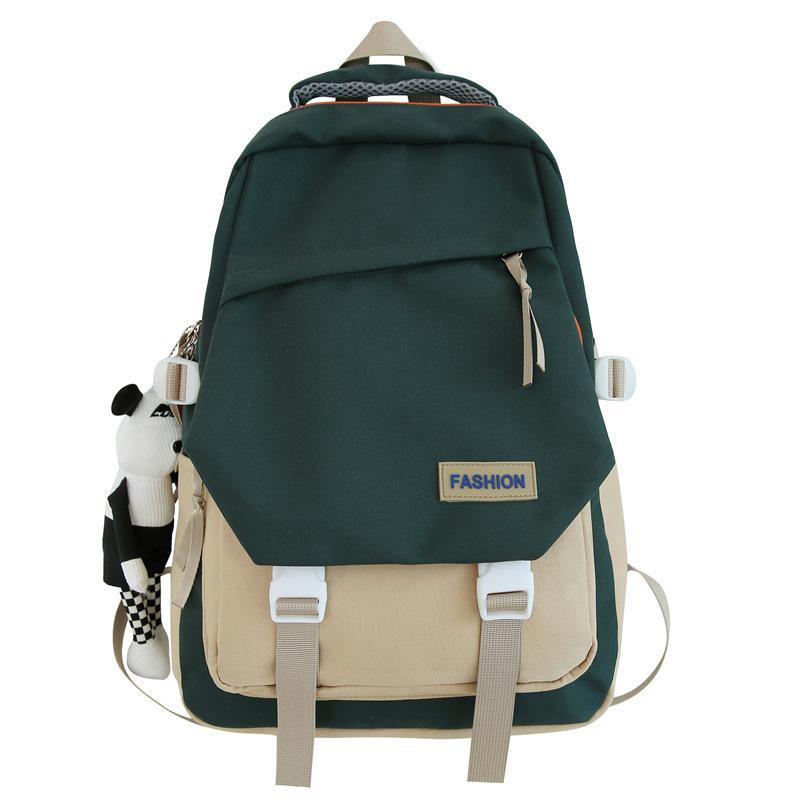 School Bag Fashion College Style Backpack Junior High School Student Trend Casual Backpack