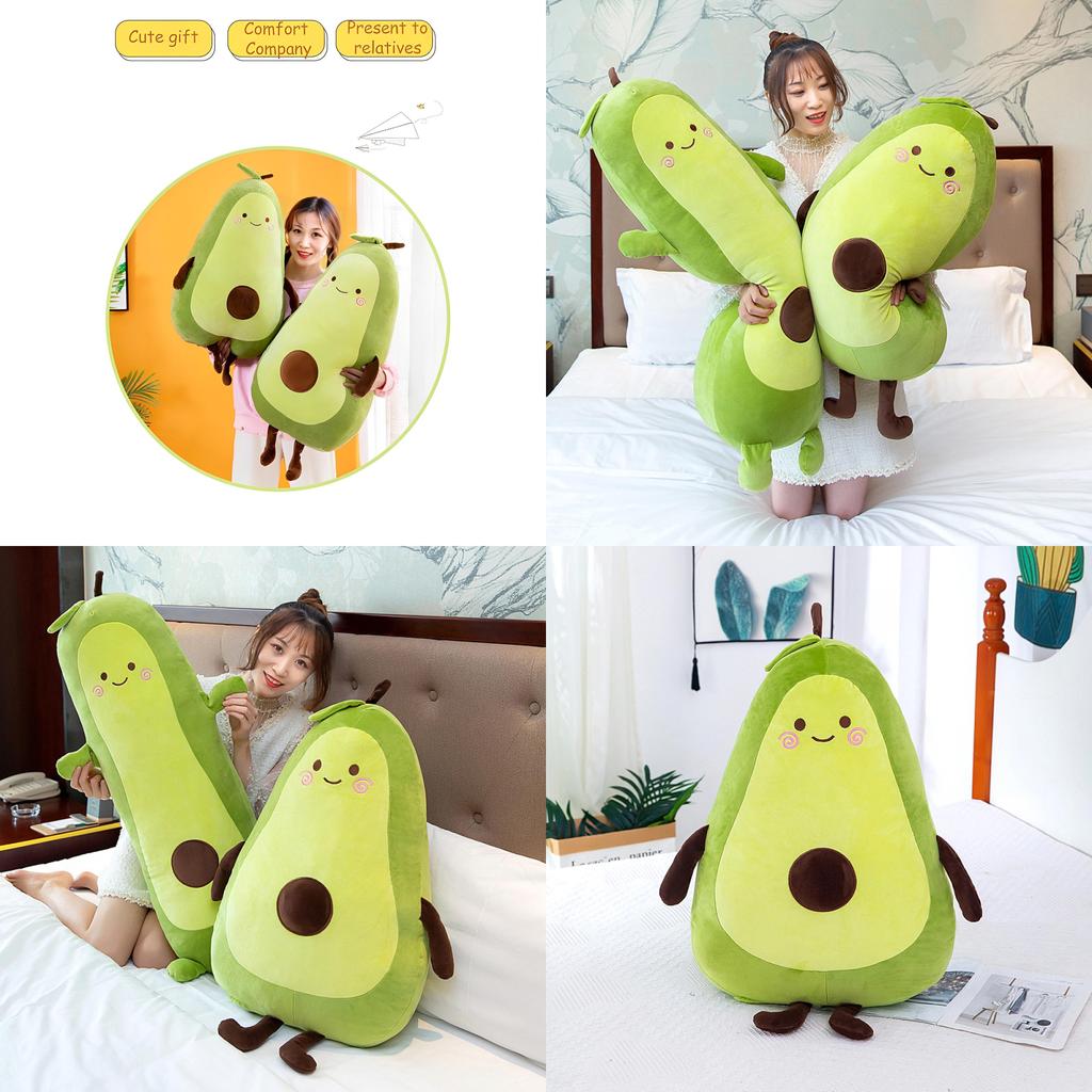 Soft Avocado Plush Toy Perfect Birthday Party Gift For Girls Boys