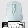 2.4Ghz+BT5.0 Ergonomics Wireless Mouse 1600DPI Morandi Wireless Mouse  Office/Home