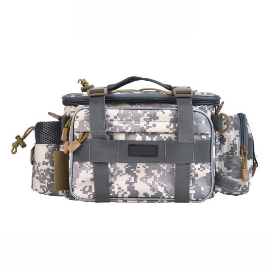 MUQZI Sportzubehör, Outdoor-Sport, einzelne Schulter-Hüfttasche, Angelköder, Rollen-Aufbewahrungstasche