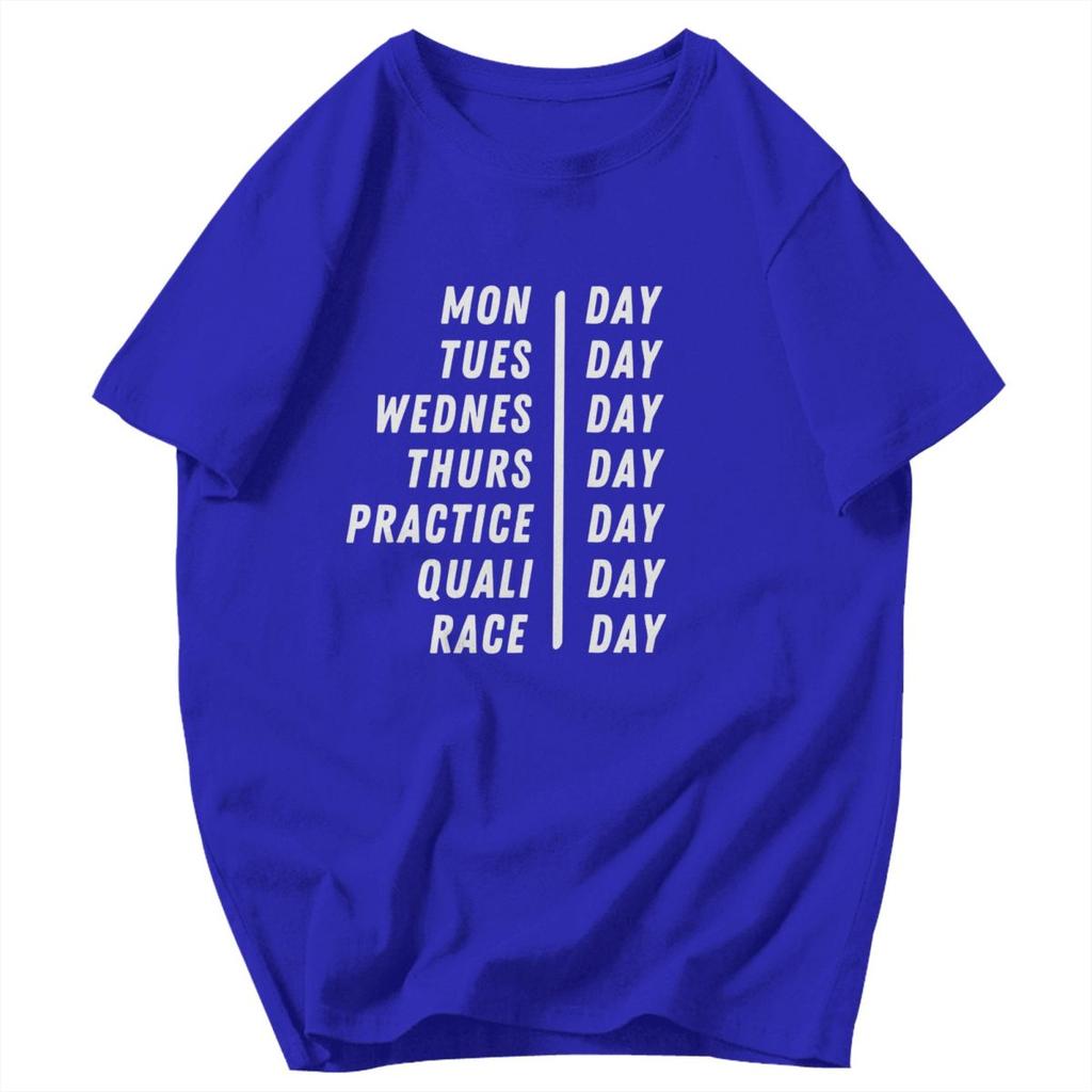 Men T Shirt Race Week Funny Summer Y2K Graphic Anime Unisex Clothing T Shirts