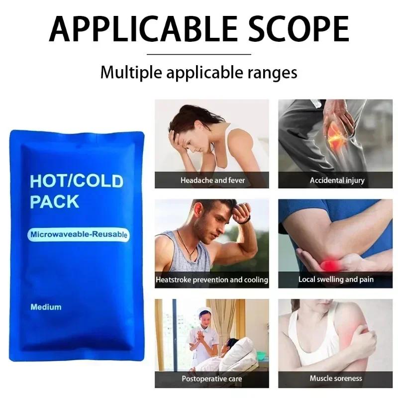 Portable Reusable Ice Pack Outdoor Travel Professional Ice Pack Gel Hot and Cold Pack Ice Pack for Body Ice and Hot Compress