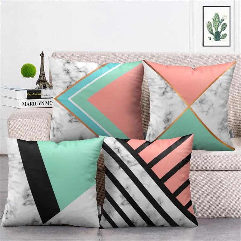 Simple Texture Decorative Pillowcase Office Living Room Car Ornaments Home Pillowcase