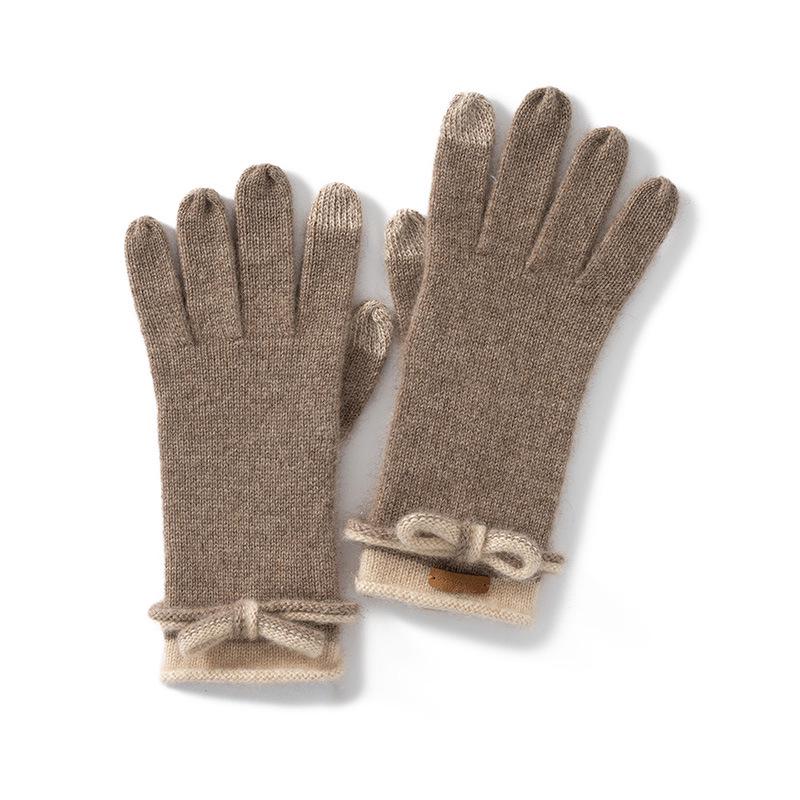 100% Pure Cashmere Gloves: Stylish & Warm Autumn/Winter Wrist Guards for Men, Women & Couples
