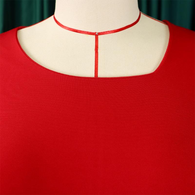 Women's Autumn New Fashion Temperament Elegant Bag Buttock Dress