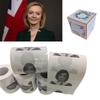 Elizabeth Truss Printed Toilet Paper Rolls Funny Political Prank Gift High-quality Wood Pulp Material