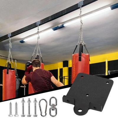Závěs na boxovací pytel pro těžký pytel, montáž na trám, hardware, 360° rotace, rotace boxovacího pytle, nástěnná/stropní montáž pro box, Muay Thai