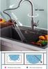 Rotatable Stainless Steel Pull-out Kitchen Faucet with Hot and Cold Function