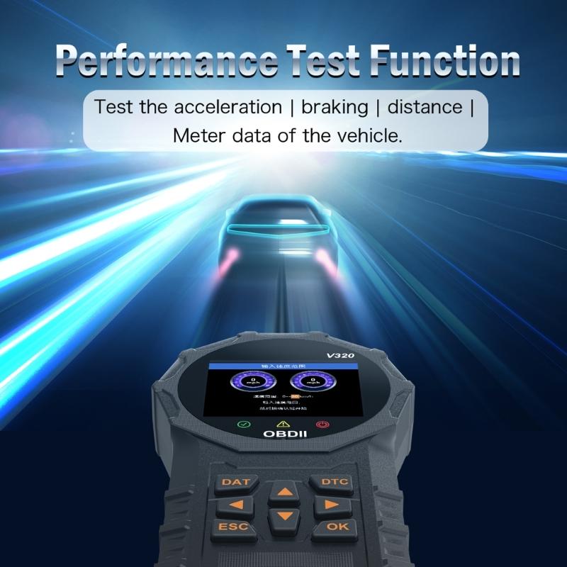 OBDII Scanner Diagnostic Tool Car Engine Fault Code Reader OBDII/EOBD Scan Tool with Readiness Freeze Frame