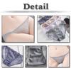 White Fang Cute Lace Panties with Girly TT414 Women's Ribbon, Design, Purple,