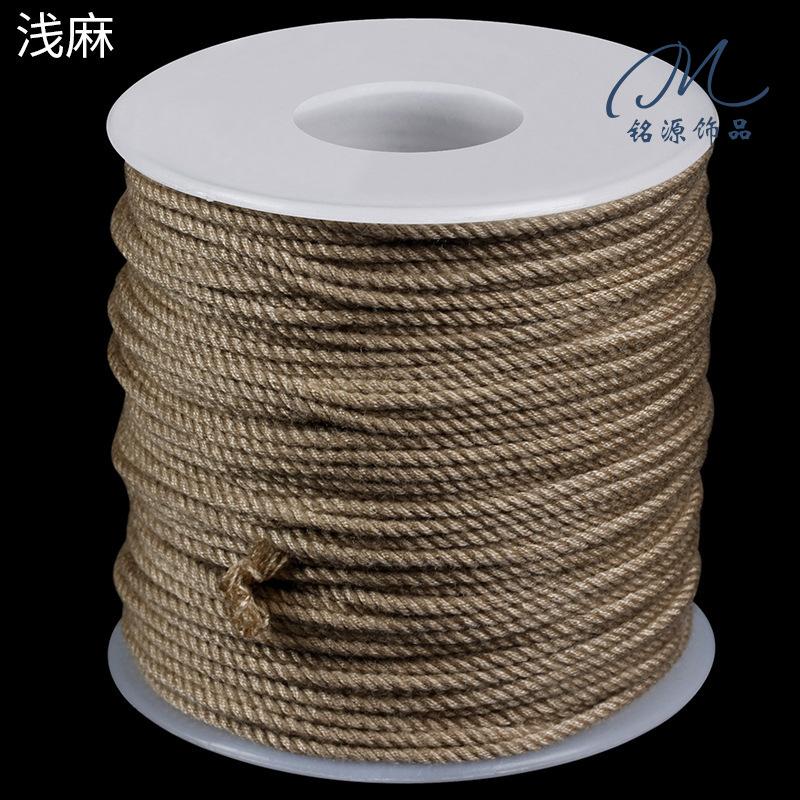 Large Roll Hand Rubbing Cotton Thread Rope Work In Progress Tibetan Play Rope Braided Rope Hemp Thread Pendant Rope Bracelet Rope Fringed Accessories