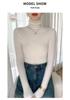 Autumn/Winter Women's Slim Fit High Neck Cashmere Knit Long Sleeve Pullover