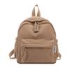 Schoolbag1011 Mori ins wind velvet backpack small fresh girl versatile small bag simple shopping mini backpack