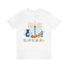 Speech Pathologist Hanukkah SLP Holiday Shirt Therapist SLPA Trending Printed Tshirt Tops Casual Style Crewneck Shortsleev