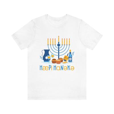 Speech Pathologist Hanukkah SLP Holiday Shirt Therapist SLPA Trending Printed Tshirt Tops Casual Style Crewneck Shortsleev