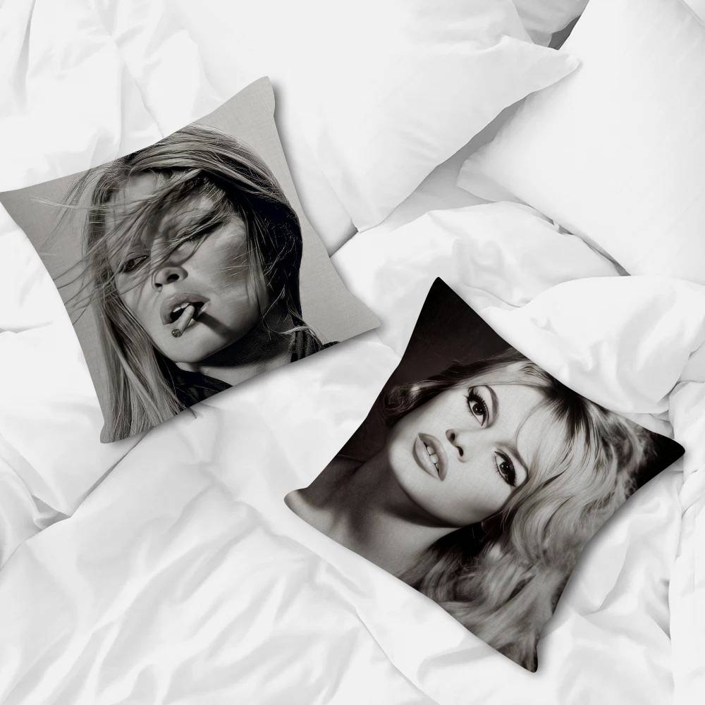 Schönheit B-Brigitte B-Bardot-S Kissenbezug Kissenhülle Kissenbezug Wohnzimmer Sofa Heimdekoration Kundenspezifisch