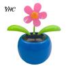 Car Dashboard Ornament Funny Solar Powered Cartoon Vibrant Ornamental Decoration Gifts Automobile Dancing Flower Swinging Toy for Friend