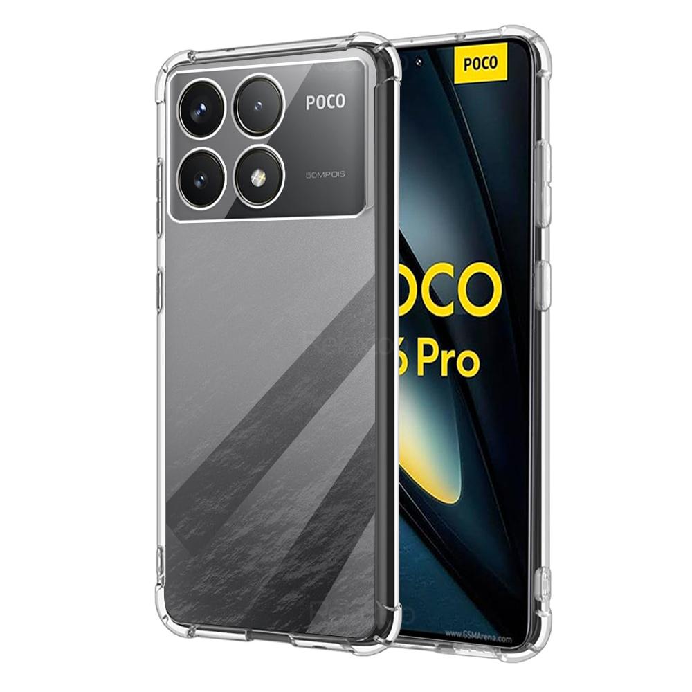 

For Xiaomi Poco F6 Pro F7 Ultra Case Silicon Soft Back Cover PocoF6 PocoF6Pro F6Pro F7Pro F7Ultra Camera Shockproof Coque Capas For Poco F7 Pro прозорий