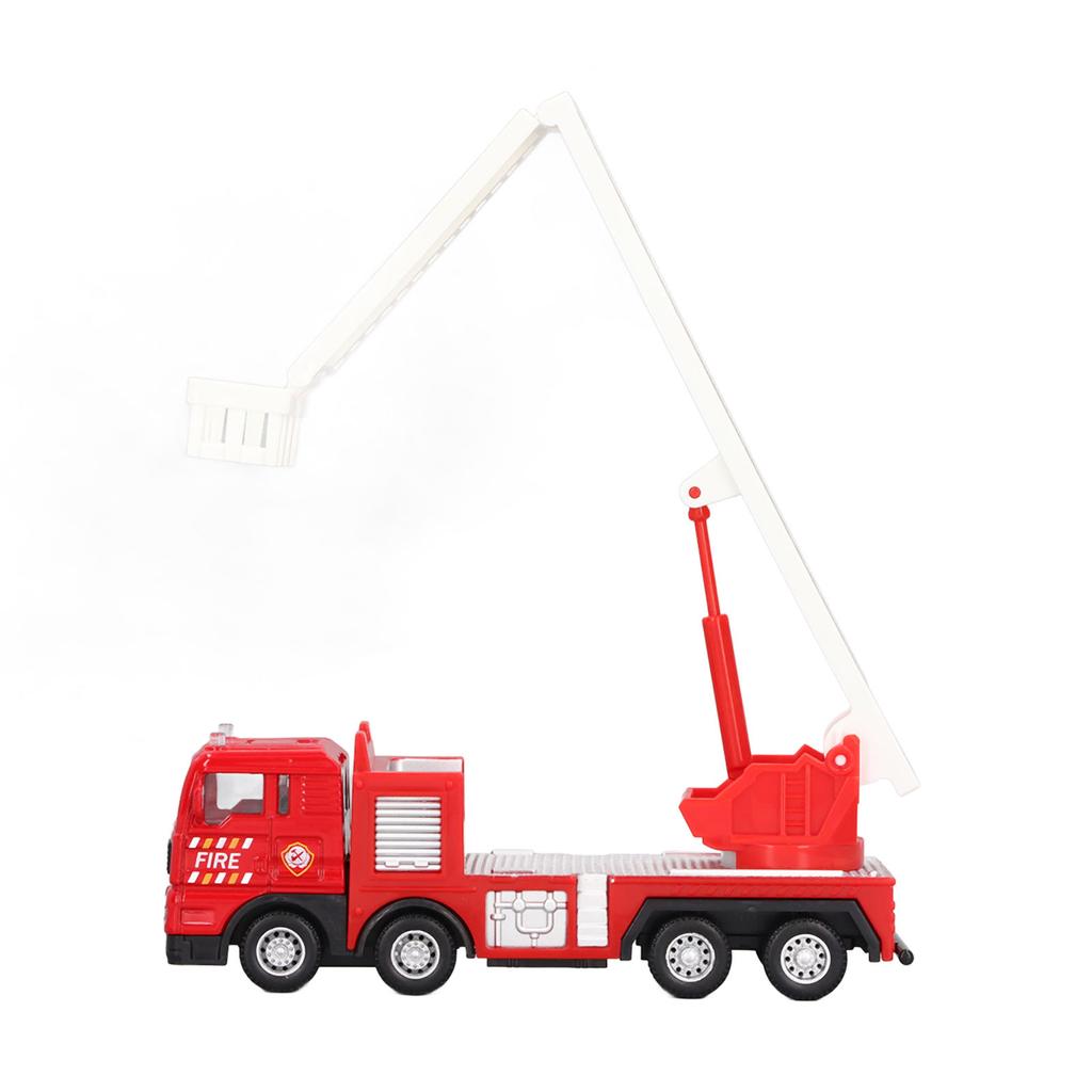1:55 Maßstab Feuerwehrautos Kinder Simuliertes Legierungs-Feuerwehrauto Fahrzeug Spielzeug Dekoration Geburtstagsgeschenk