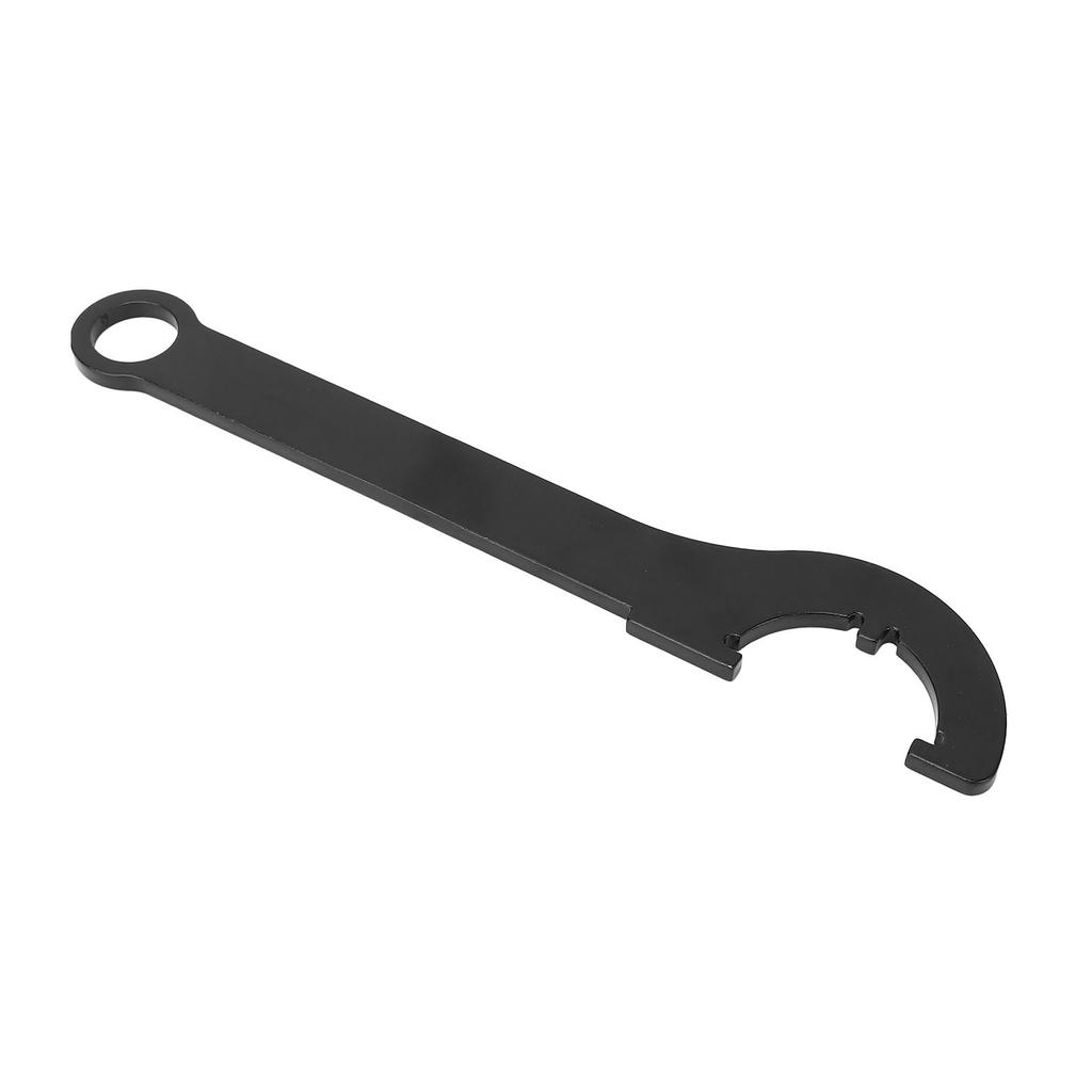 Spanner Wrench Black Color Portable Ergonomic Design 45 Steel Hook Wrench Tool for Machinery