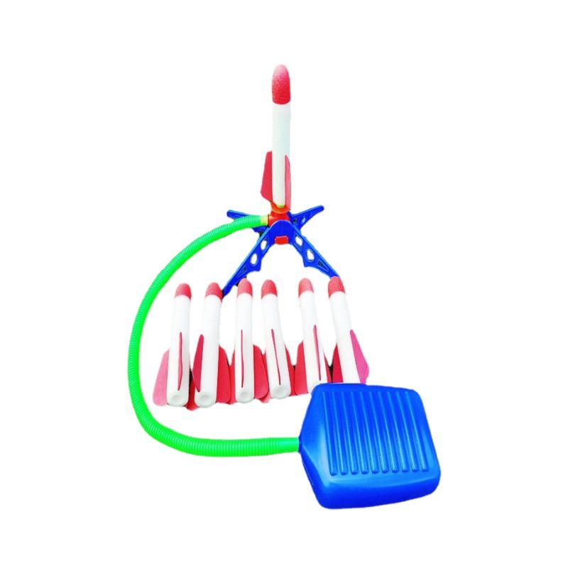 Skyward Rocket Launch Pedal-Operated Luminous Toy for Kids