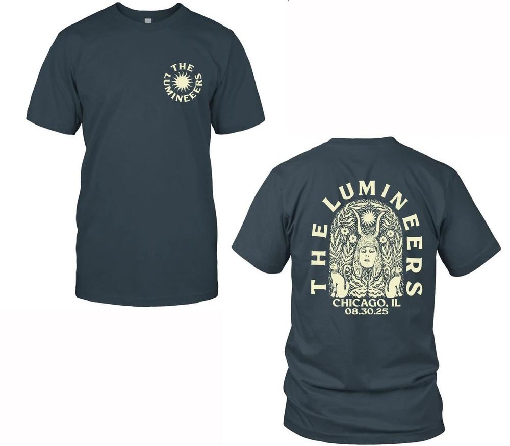 The Lumineers Concert Chicago, IL Aug 30 2025 T Shirt Full Size S-5XL Unisex T-Shirt XL