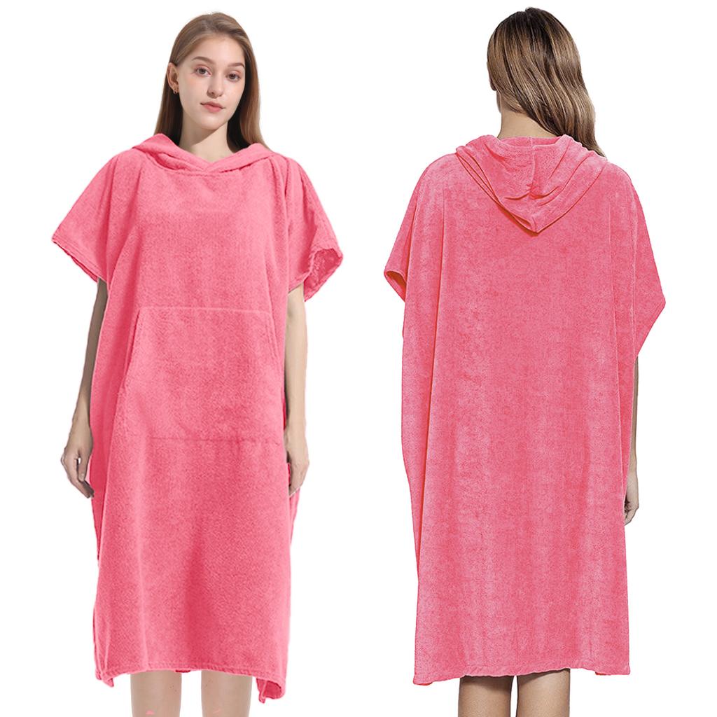Surf Poncho Towel Poncho Quick-Dry Towel Hoodie Microfiber Beach Robe Changing Poncho Swim Towel Beach Poncho For Adults