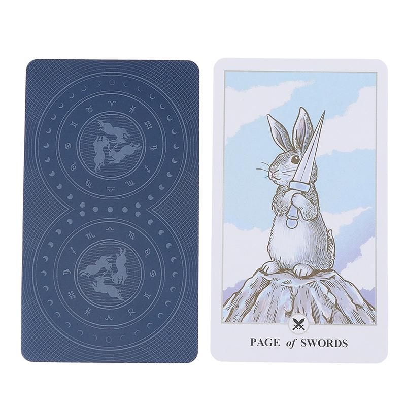 78Pcs Tarot Lunalapin Rabbit Tarot Deck Tarot Cards Tarot Card Game Party Game