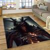 Gothic Horror Monsters Demon Ghost Carpet Rug for Bedroom Living Room Home Sofa Decoration,Children Game Large Decor Floor Mat