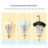MINISO Cute Pet Series Transparent Long Handle Umbrella