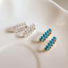 Women's Stud Color Crystal Earrings