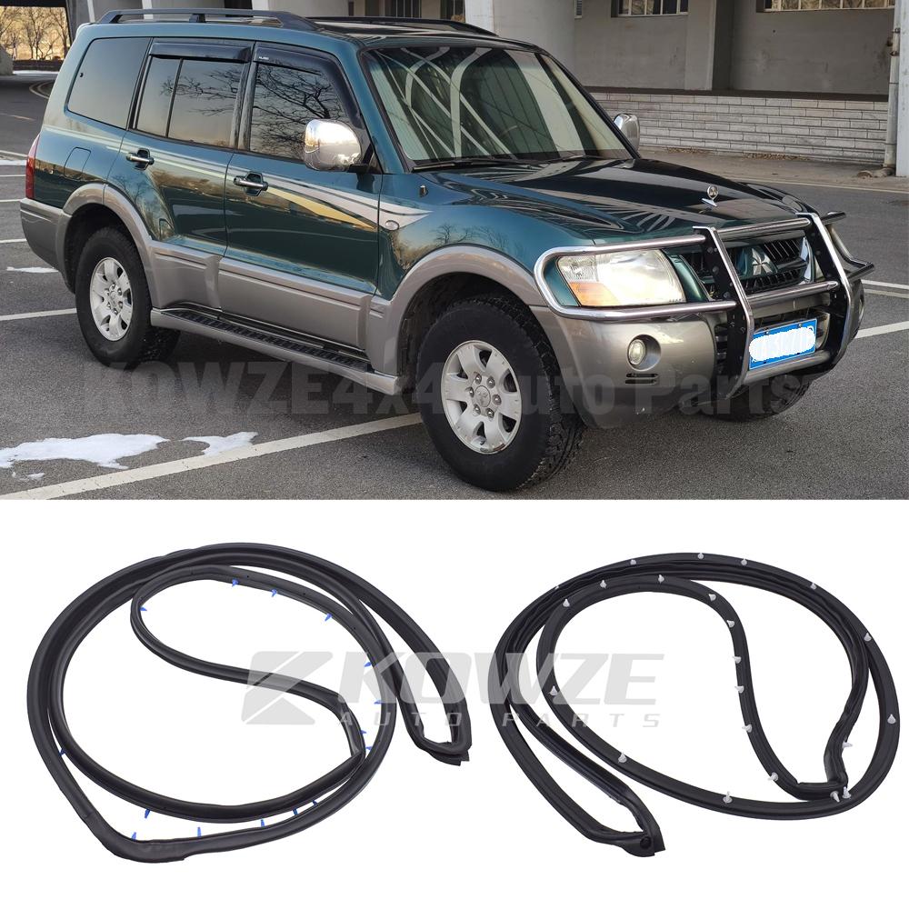 Door Rubber Seal Strip for Mitsubishi Montero Pajero 3 4 MK3 MK4 V73 V75 V77 V78 V93 V97 V98 Car Door Opening OTR Weatherstrip