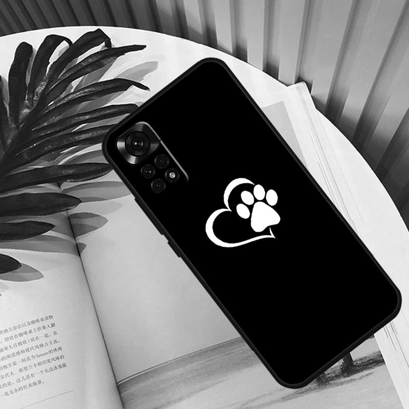 Dog Paw Case For Xiaomi Redmi Note 9 8 10 11 12 Pro Note 11S 10S 9S Redmi 12C 9C 10A 10C Back Cover