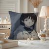 Anime EExperiments LLain Cushion Cover Antidustmite Pillowcase Invisible zipper silky short plush Sofa cushion cover