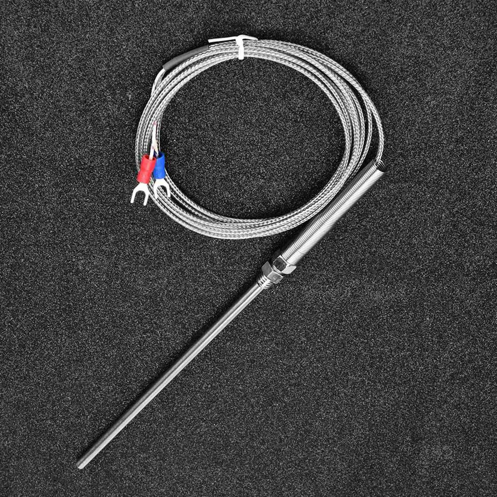 M8 Thread Type K Thermocouple 150mm Probe Temperature Sensor Wire 0-400 celsius (1 m)