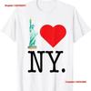 I Really Heart Love New York Ny Statue Of Liberty Tee T Shirt Vintage Casual Graphic Breathable Streetwear Vintage