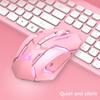 Mouse Ottico Wireless Ricaricabile USB T1 Ergonomico 2.4G Silenzioso Retroilluminato per Gaming