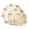 Sheepskin Drum Skin Tambourine 4/6/7/8/10inch Handheld Drum Hand Tambourine  Dance Concerts