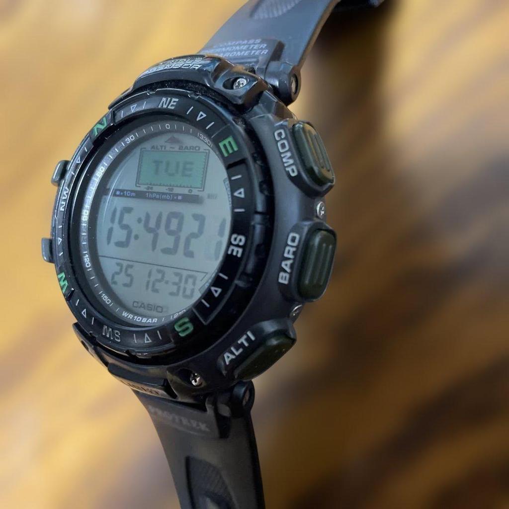 Used Working Item: CASIO PROTREK Digital Watch