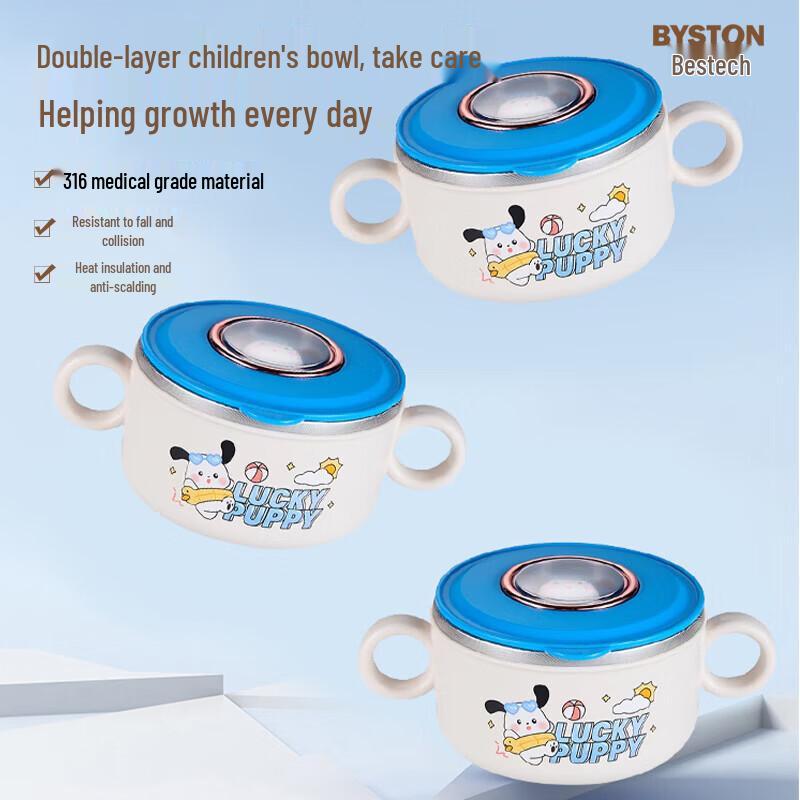Bestd 316 Stainless Steel Cartoon Kids Bowl