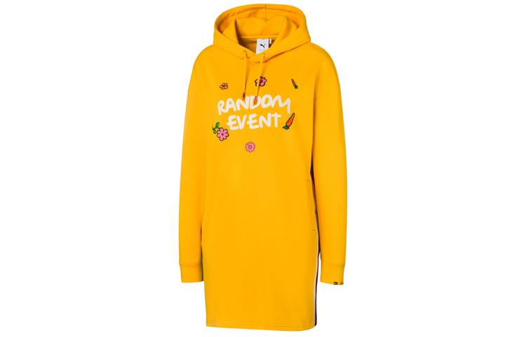 PUMA X Randomevent RANDOM EVENT× Long Sleeved Dresses Women s Hooded Moderate Mid Length 59667085 S