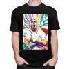 Custom Soccer Gift Mbappes Pop Art Tshirt for Men Short Sleeve Casual T Shirt Fashion Tshirt Loose Fit Pure Cotton Tee Gift