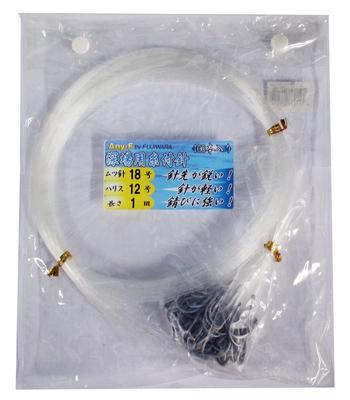 Fujiwara Wędka do połowu w głębinach Rozmiar haczyka Mutsu 18, Haczyk, Srebrny,