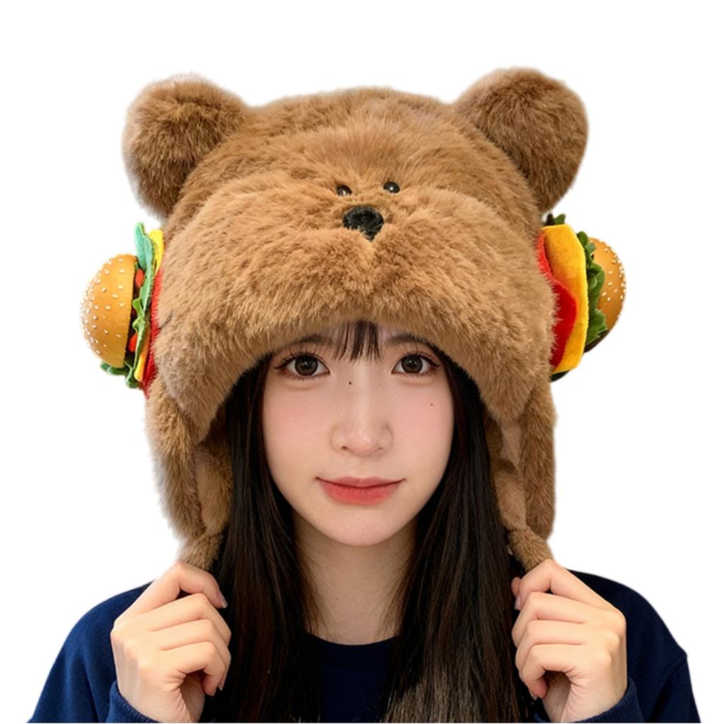 Ladies' Cute Thickened Fleece Hat Pullover Fisherman Hat