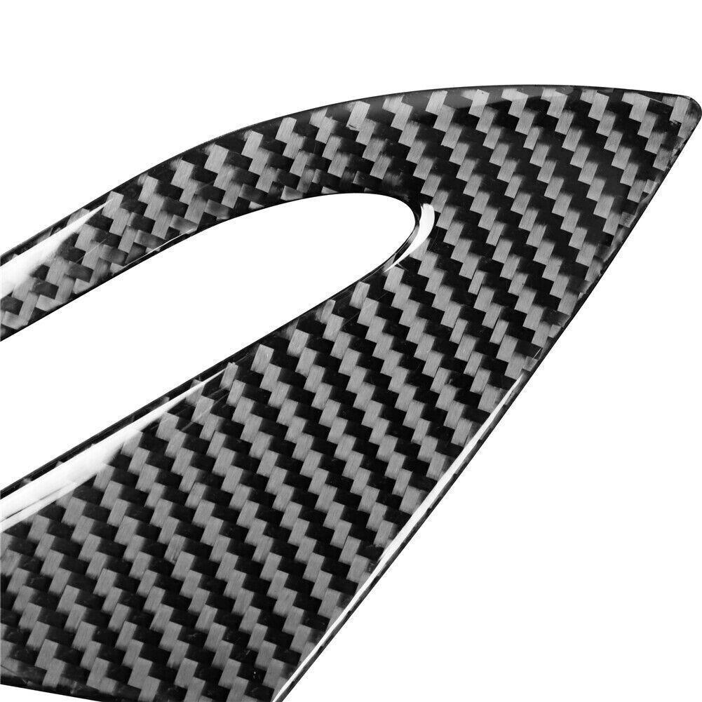 Carbon Fiber Dashboard Defogging Air Outlet Cover For BMW 6 Series E63 E64 04-10