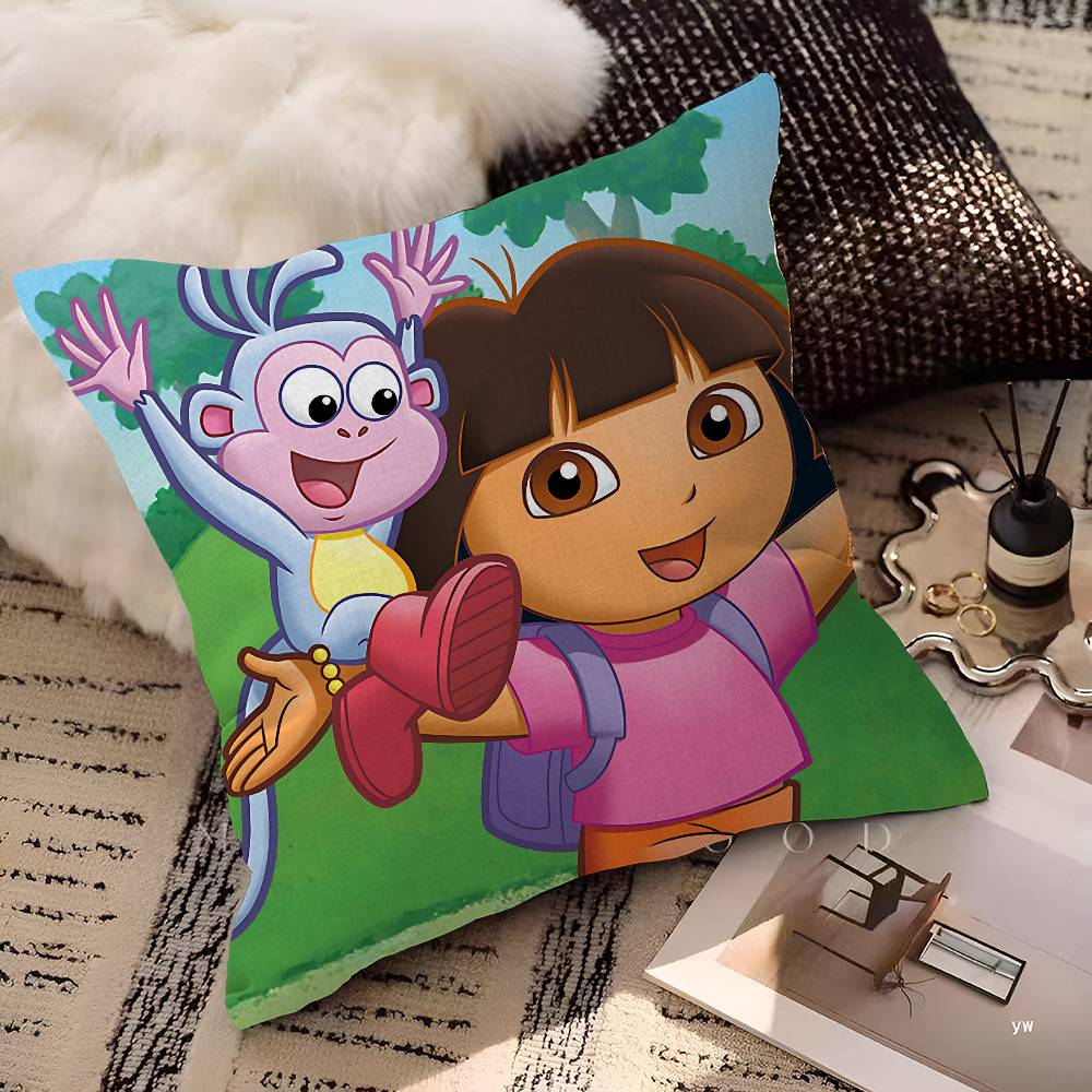 TV D-Dora The Animation Explorer Pillowcases Home Bedding Decorative Pillow Cover Wedding Super Soft Pillow Case