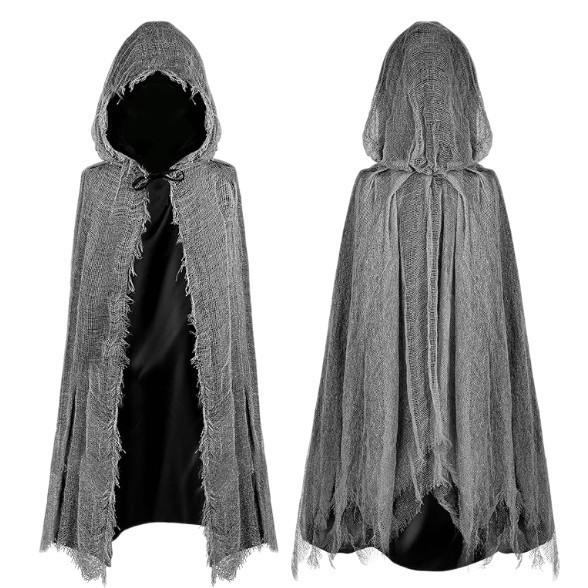 Witch Costume Cloak With Polyester Fabric For Halloween Cosplay And Costume Parties